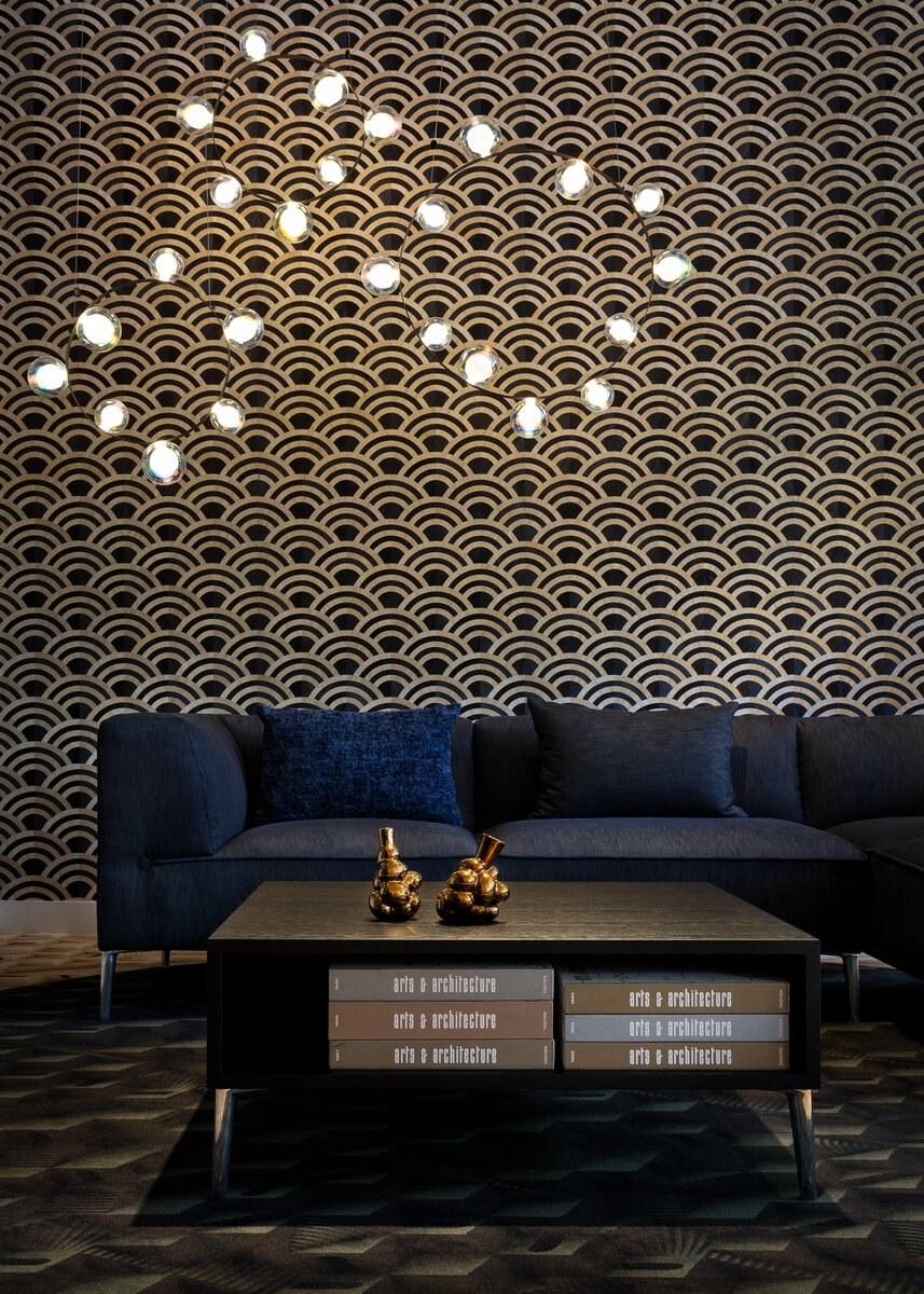 HUBBLE BOBBLE LED glass pendant lamp