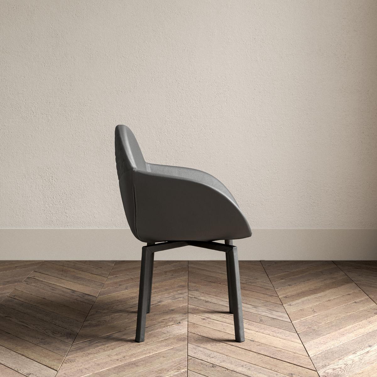TEN Swivel upholstered chair