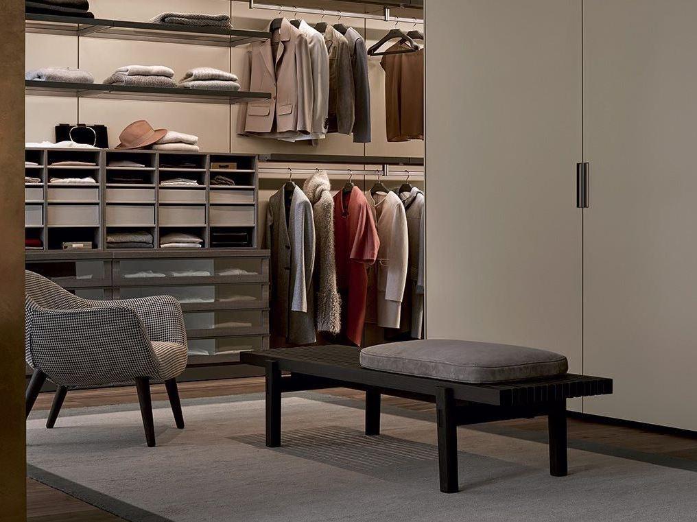 HOME HOTEL Wood veneer bench