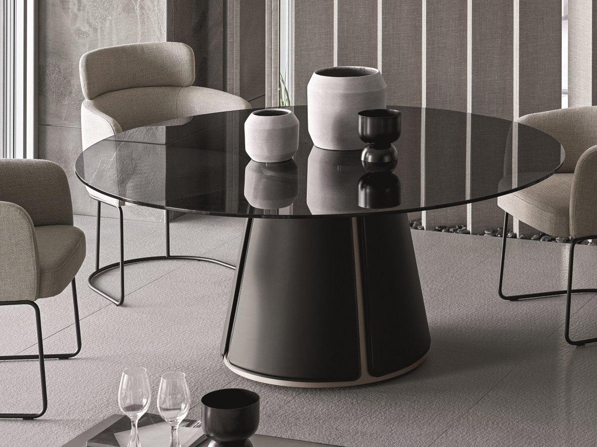 CLAIRE Round crystal table