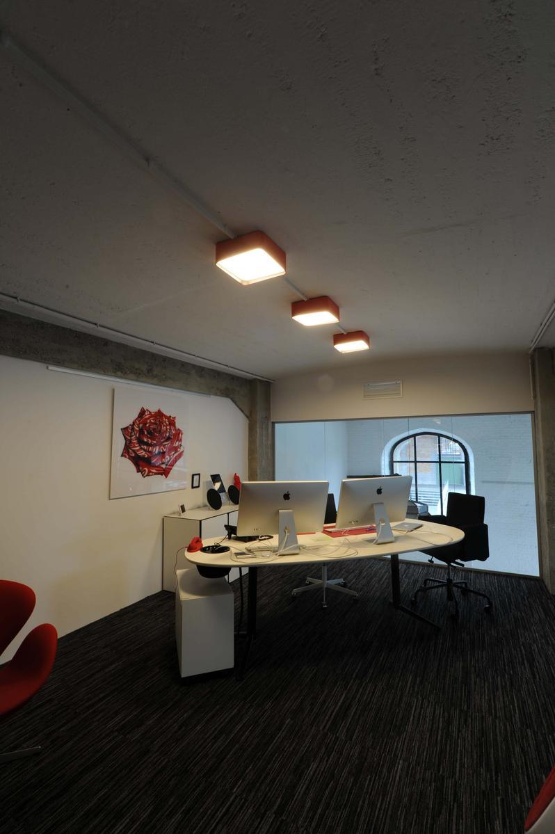 EDGAR LED polycarbonate ceiling light with dimmer