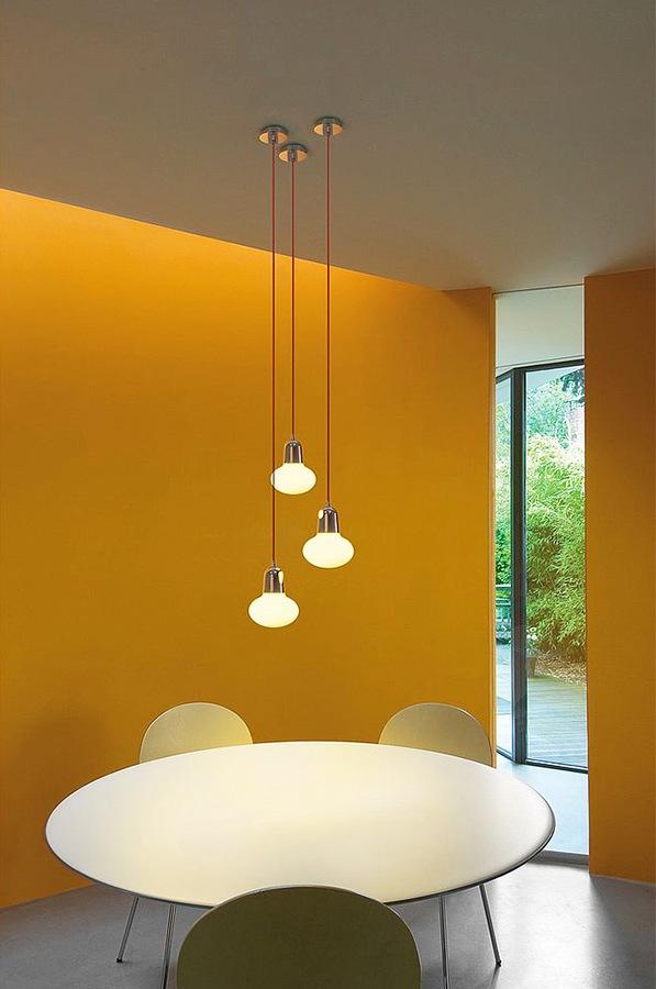 PIRUS Glass pendant lamp in a contemporary style