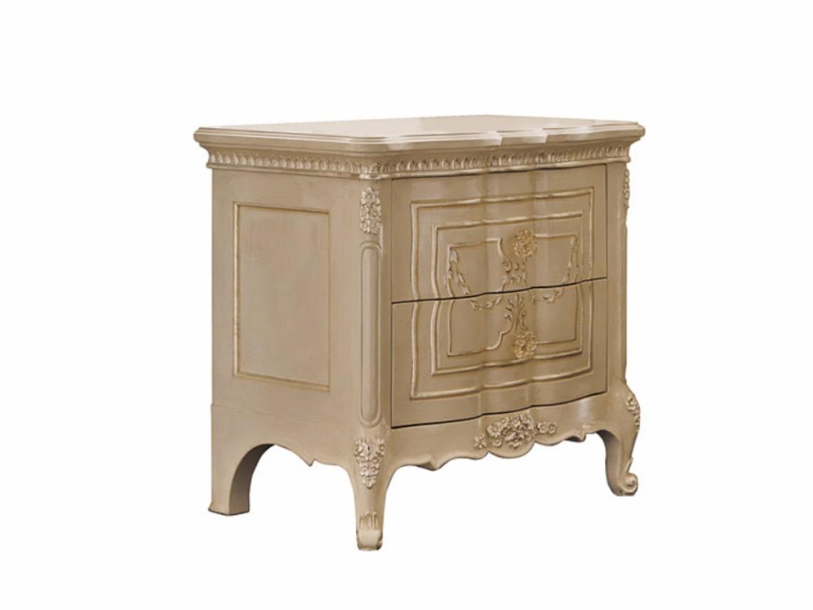 EMOZIONI Wooden bedside table with drawers