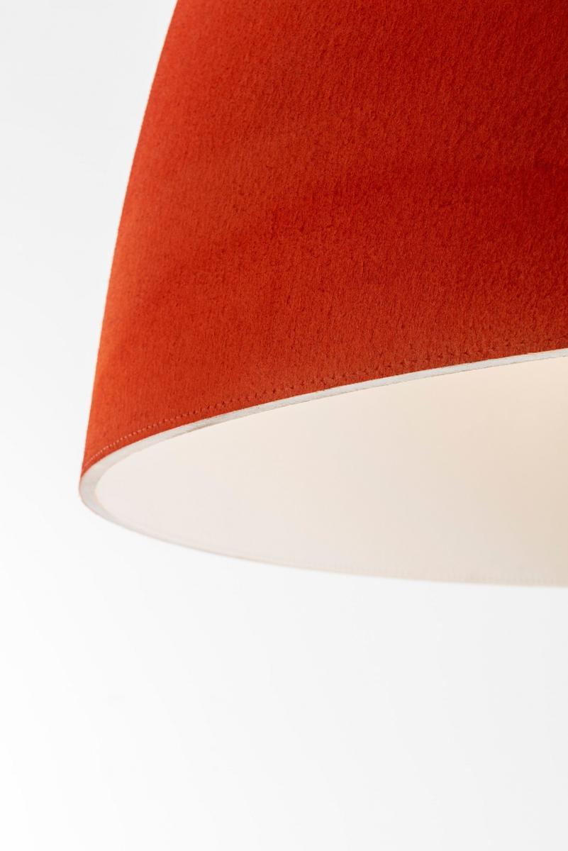 NUR ACOUSTIC LED direct light polyethylene pendant lamp