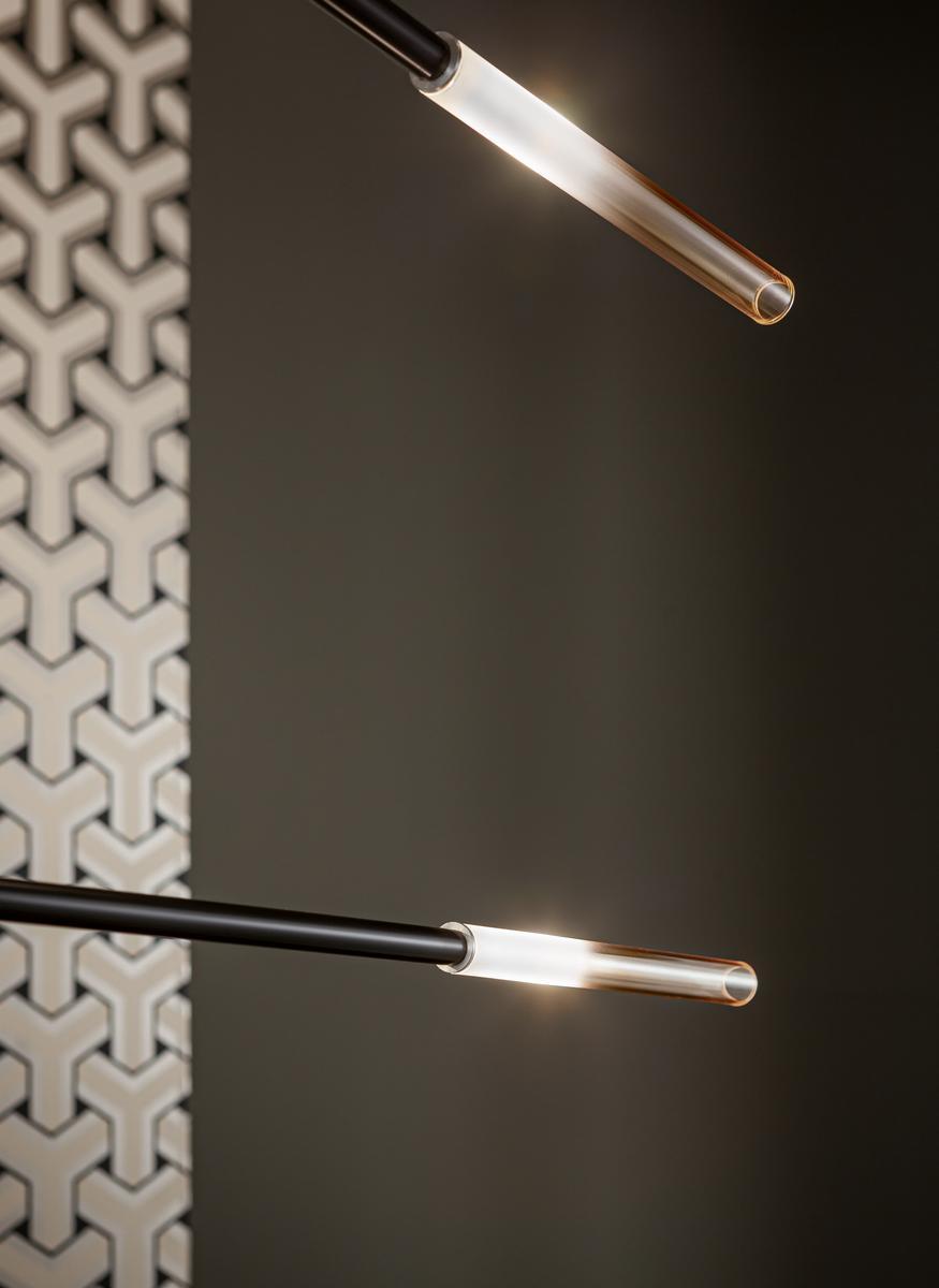 CROSSROAD Painted metal floor lamp