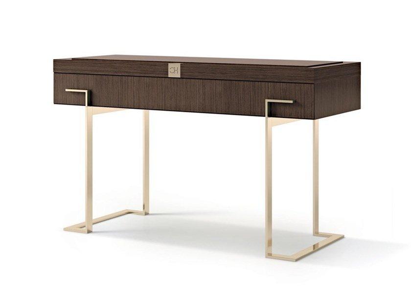 7933 Wooden console table / secretary desk