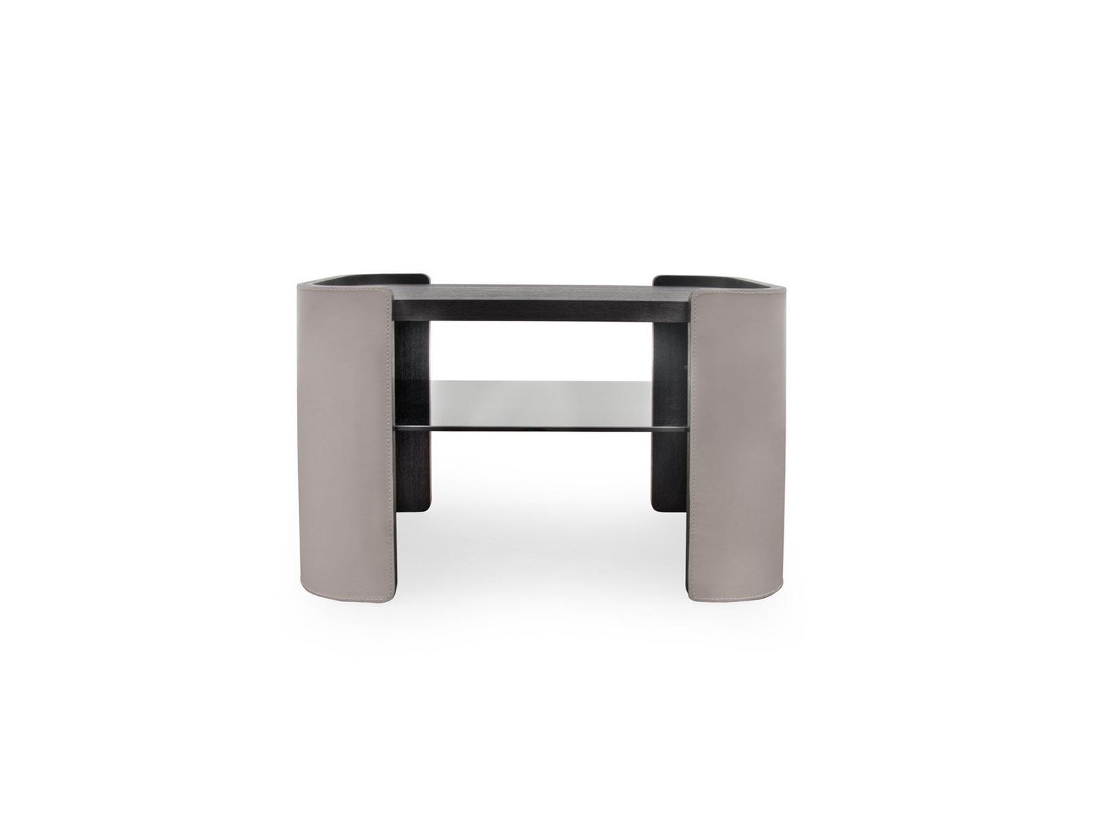 DOWNTOWN Leather bedside table