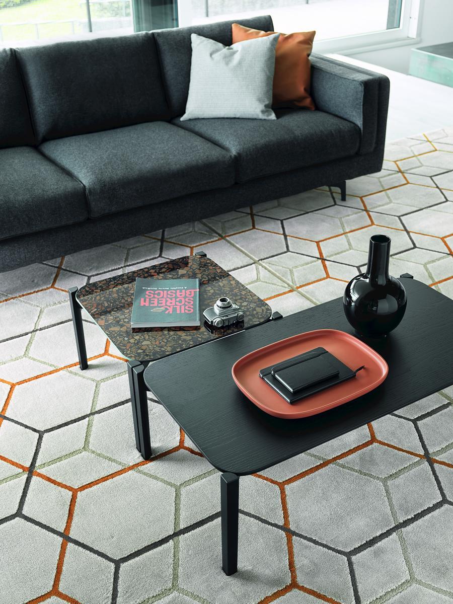 PALETTE Square ceramic coffee table