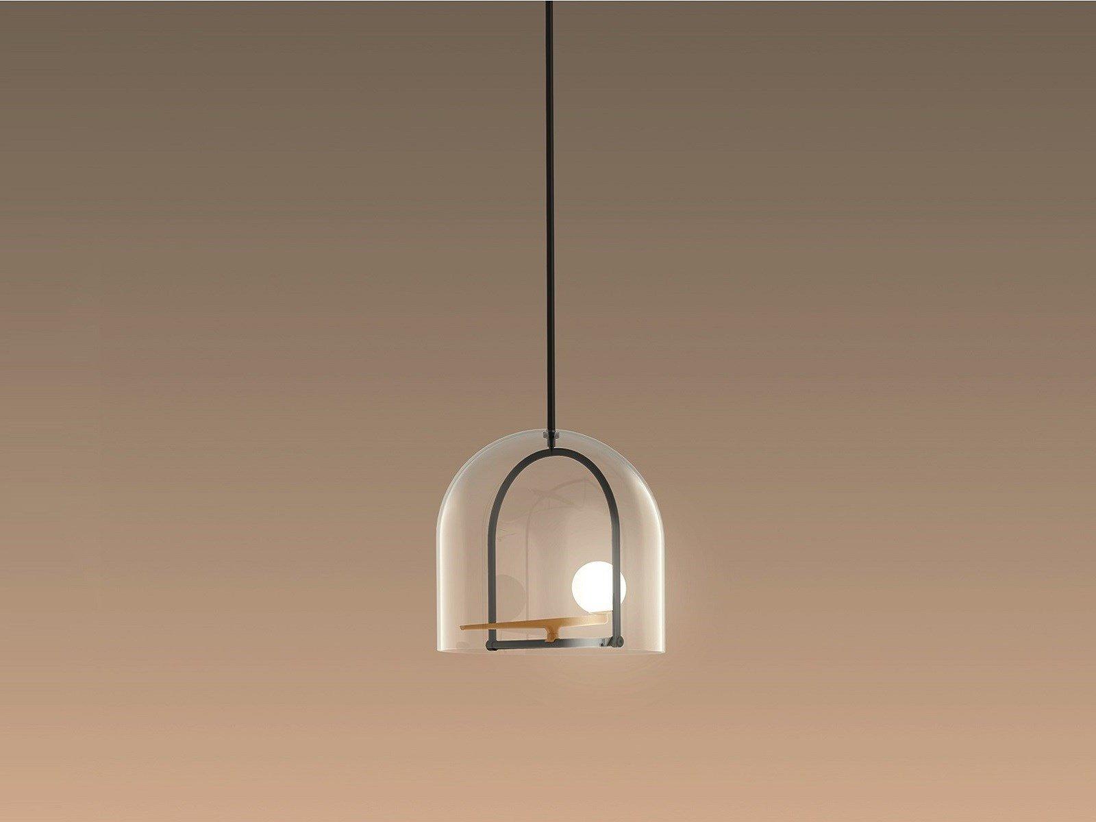 YANZI LED direct light brass pendant lamp