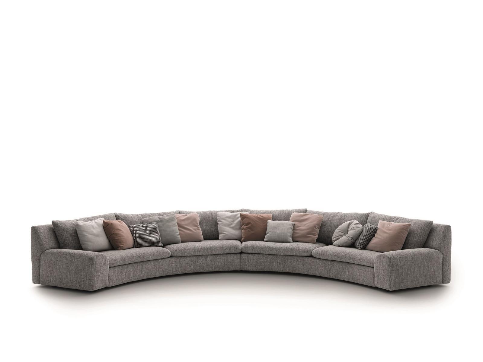 BEN BEN Curved fabric sofa