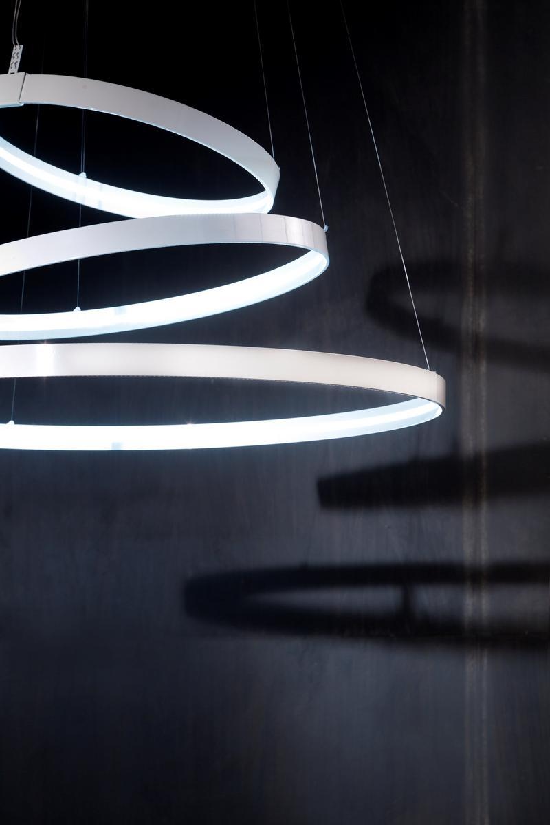 RINGS ORIZZONTALE LED aluminium pendant lamp