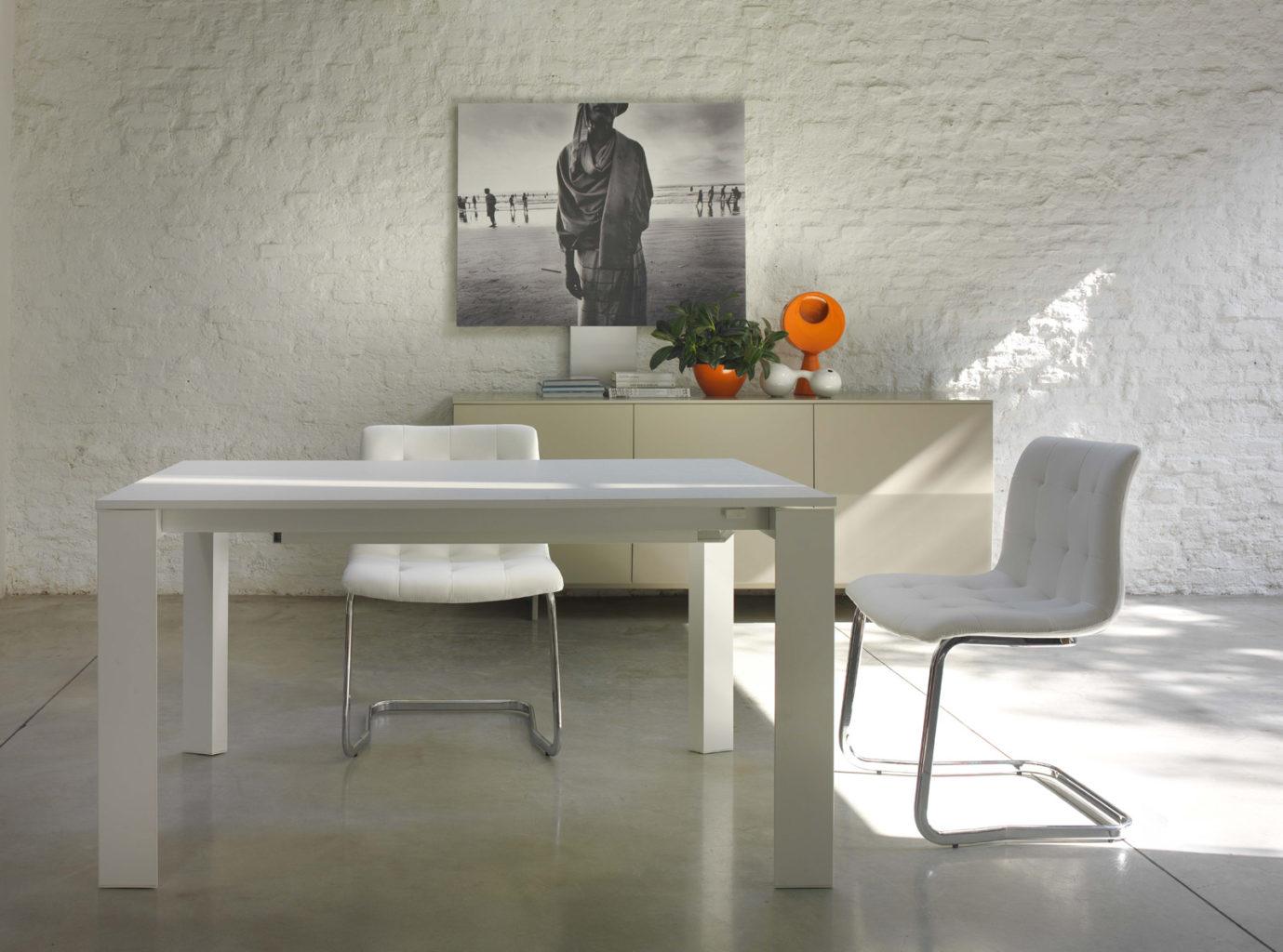 PASCAL Rectangular glass table