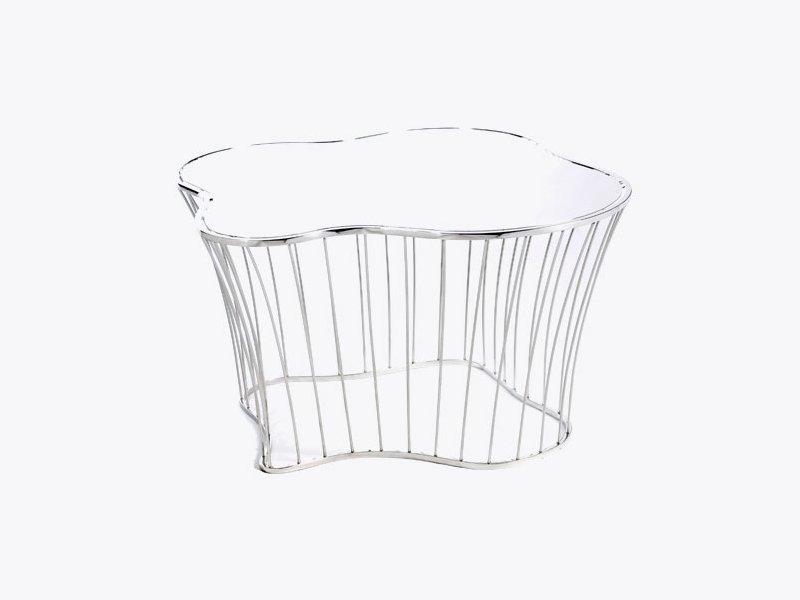 PLAZA Stainless steel coffee table for living room