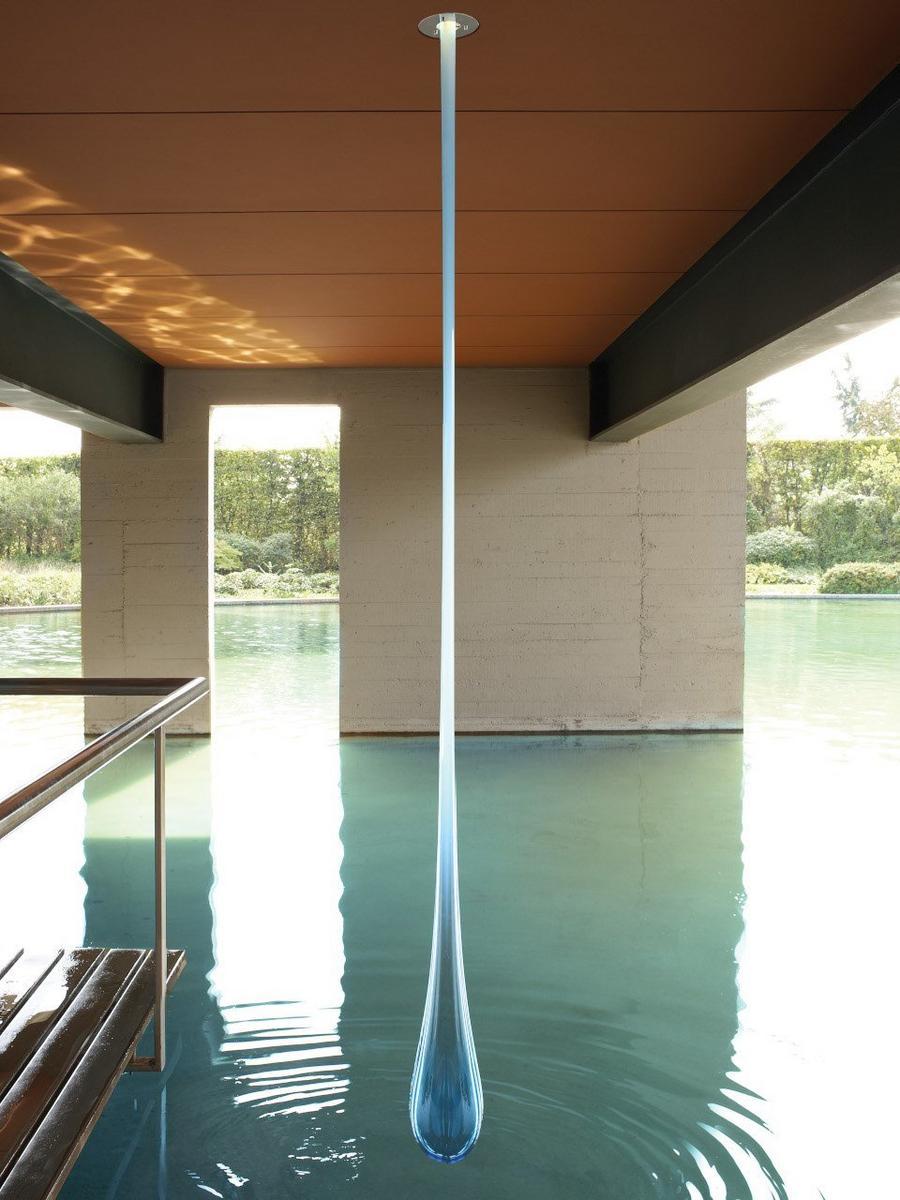 GLÒ INCASSO I LED blown glass pendant lamp