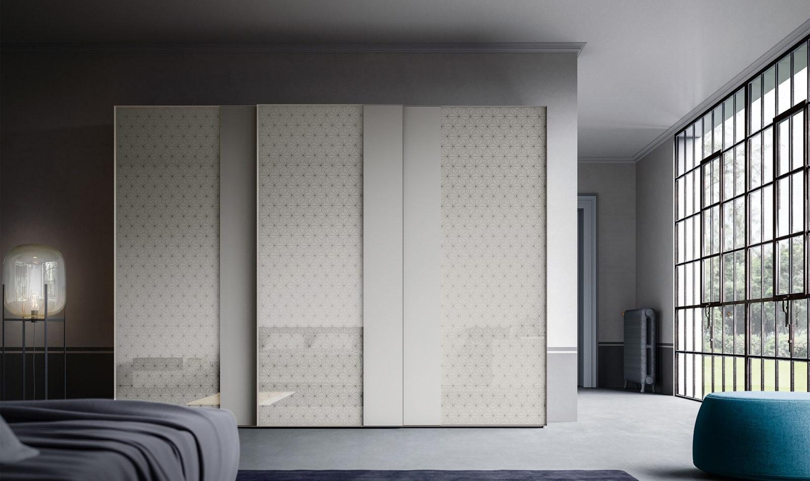 FRAME Modular lacquered wardrobe with drawers