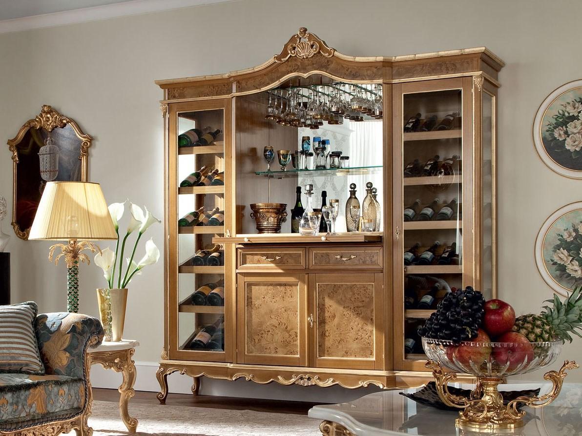 12132 Solid wood highboard