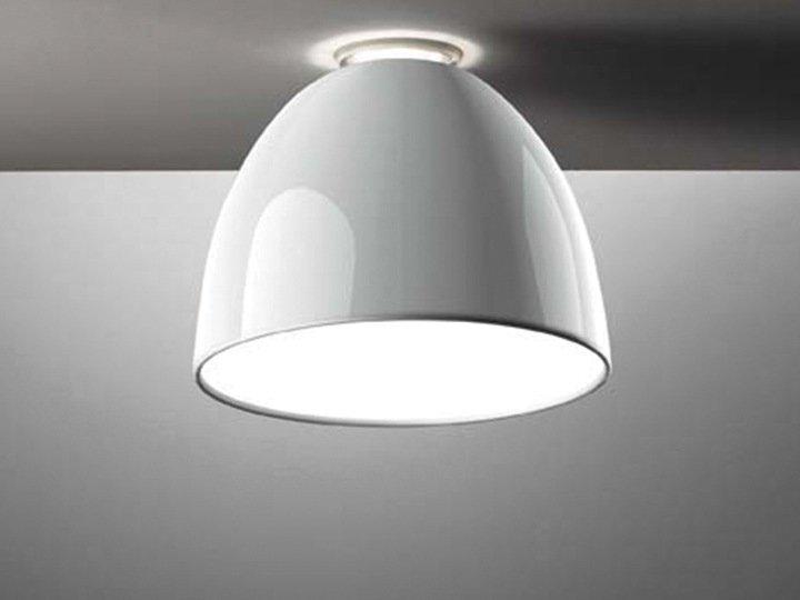 NUR GLOSS Direct-indirect light ceiling lamp