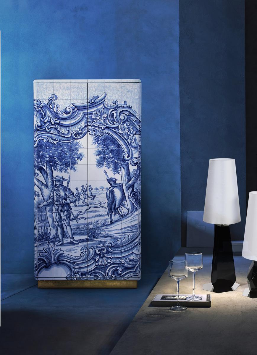 HERITAGE Ceramic highboard with doors