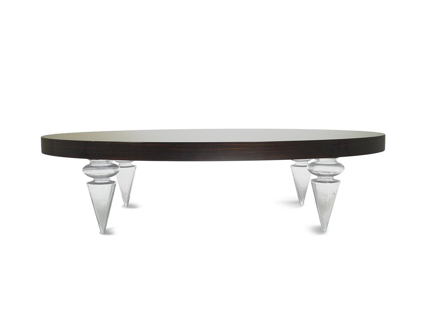 GRAN CANAL SPECIAL Round wooden coffee table