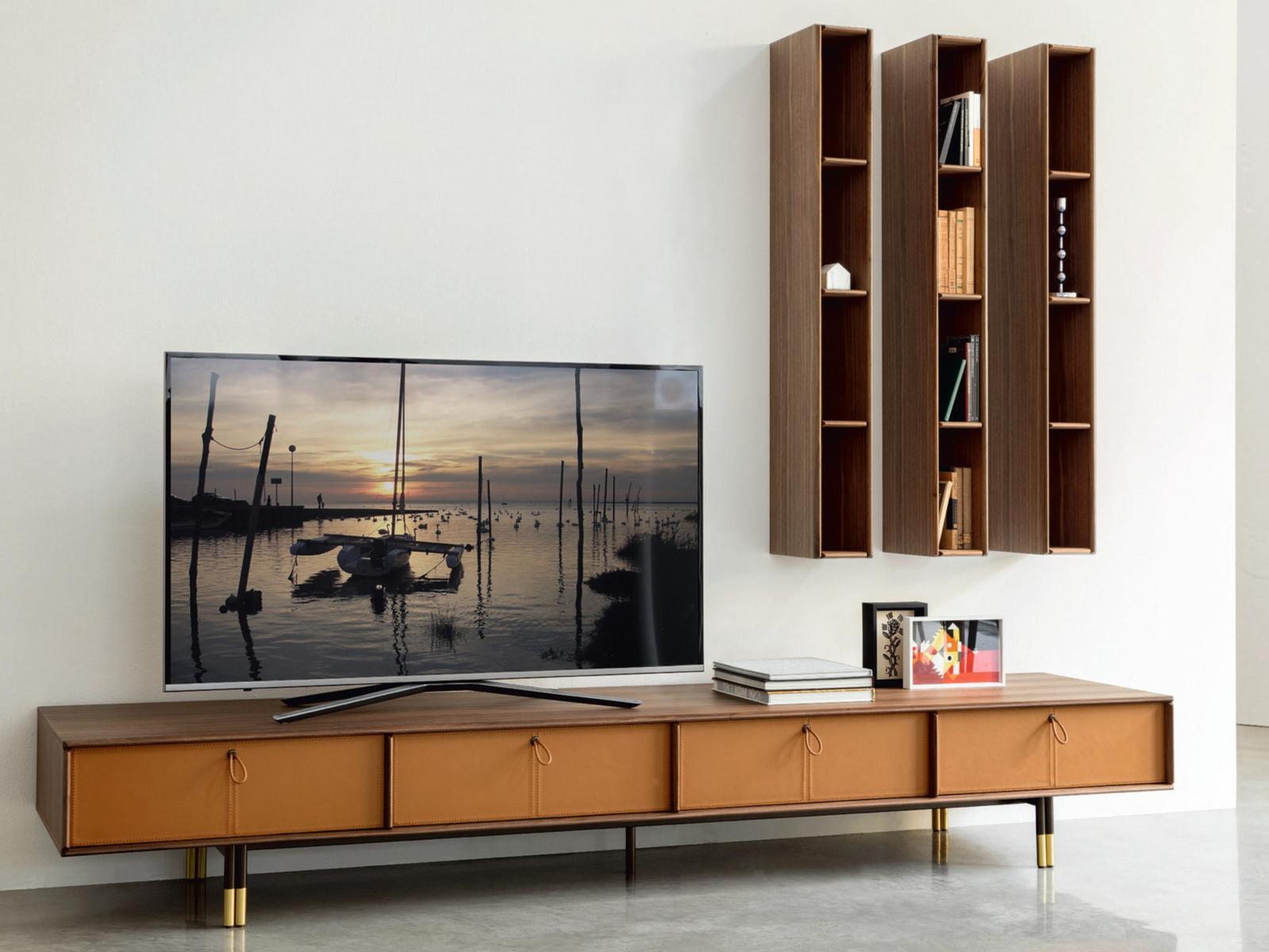 BAYUS 7 Walnut bookcase / wall cabinet