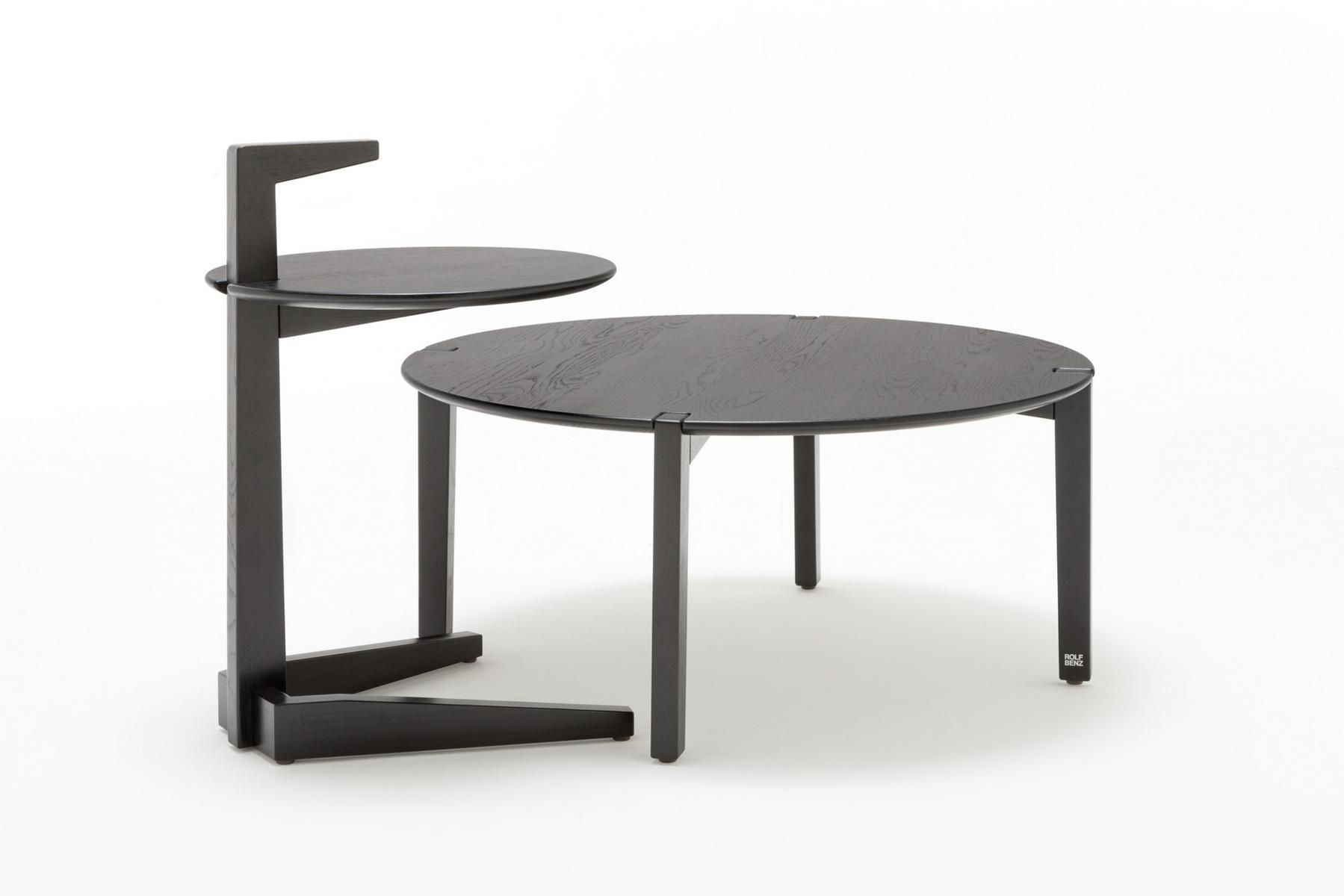 948 Round wooden side table