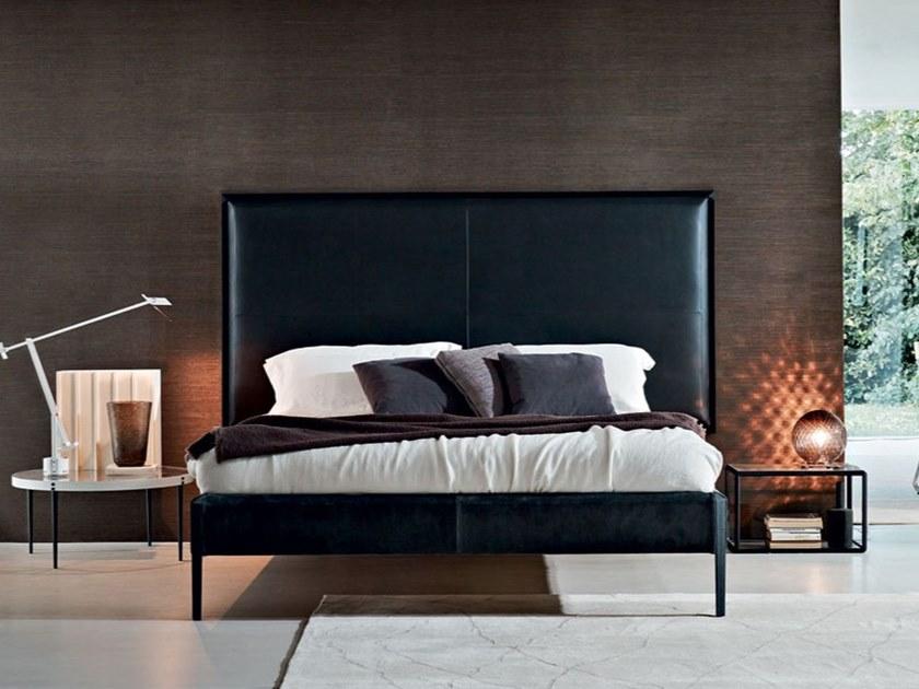 SWEETDREAMS Leather double bed with high headboard