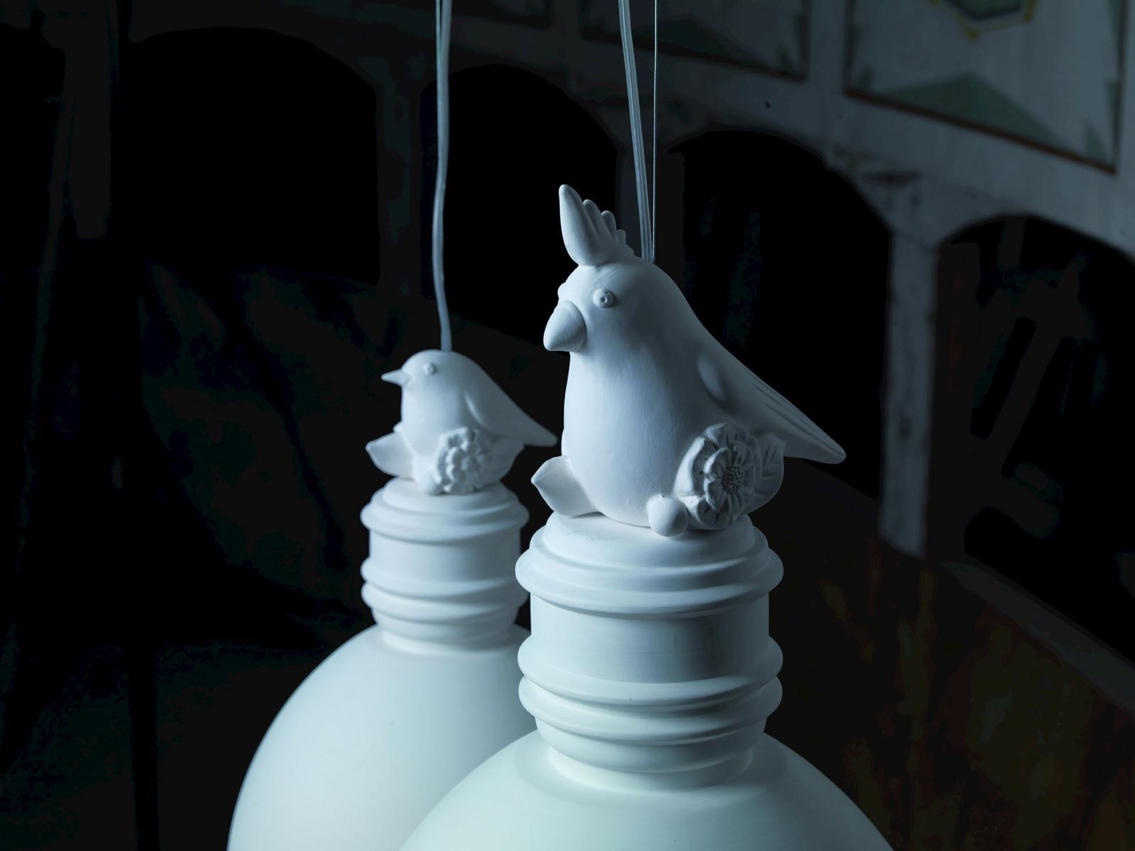 PEPO White-paste decoration for pendant lamp, little bird shaped