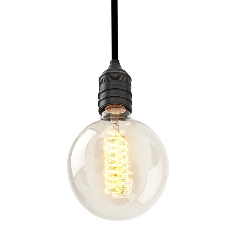 VINTAGE BULB HOLDER Glass pendant lamp