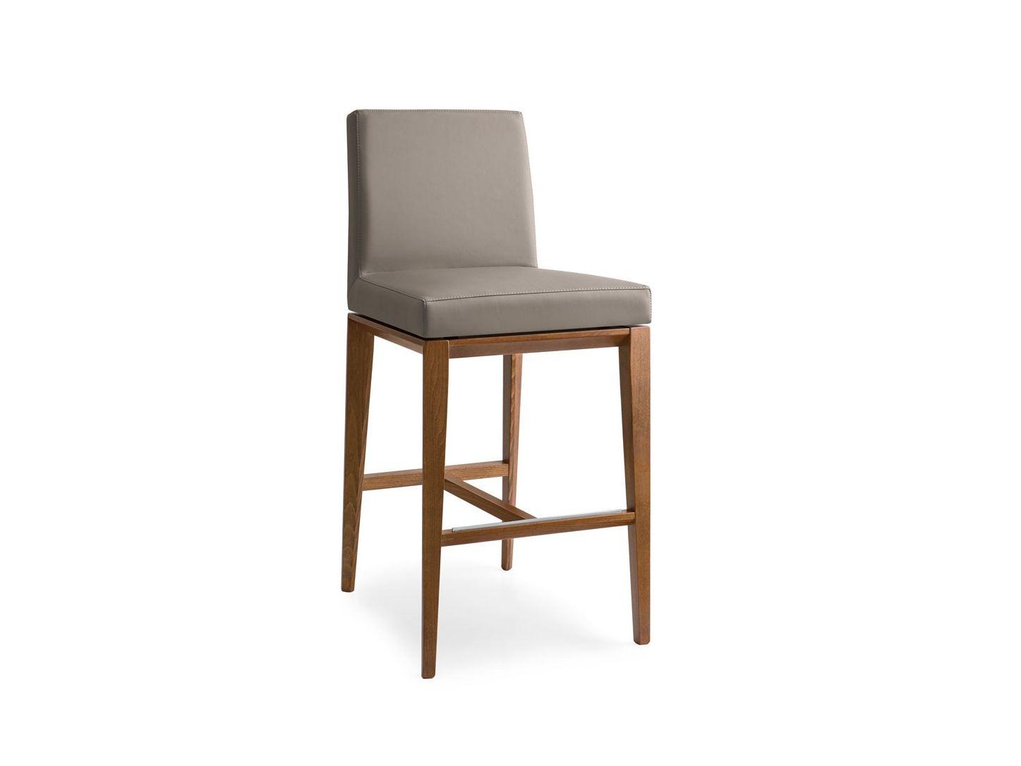 BESS High leather barstool