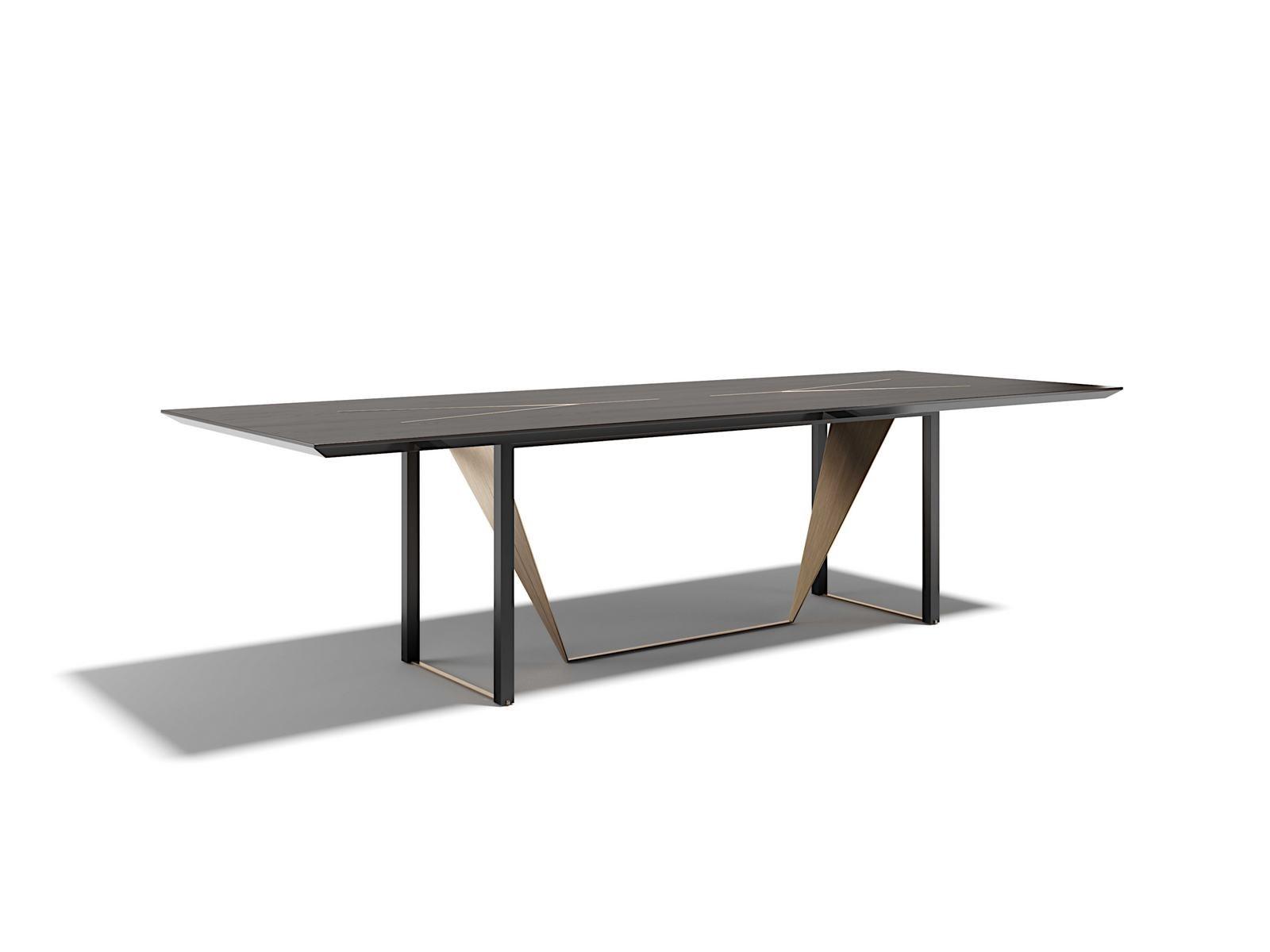 PRISMA Rectangular wooden dining table