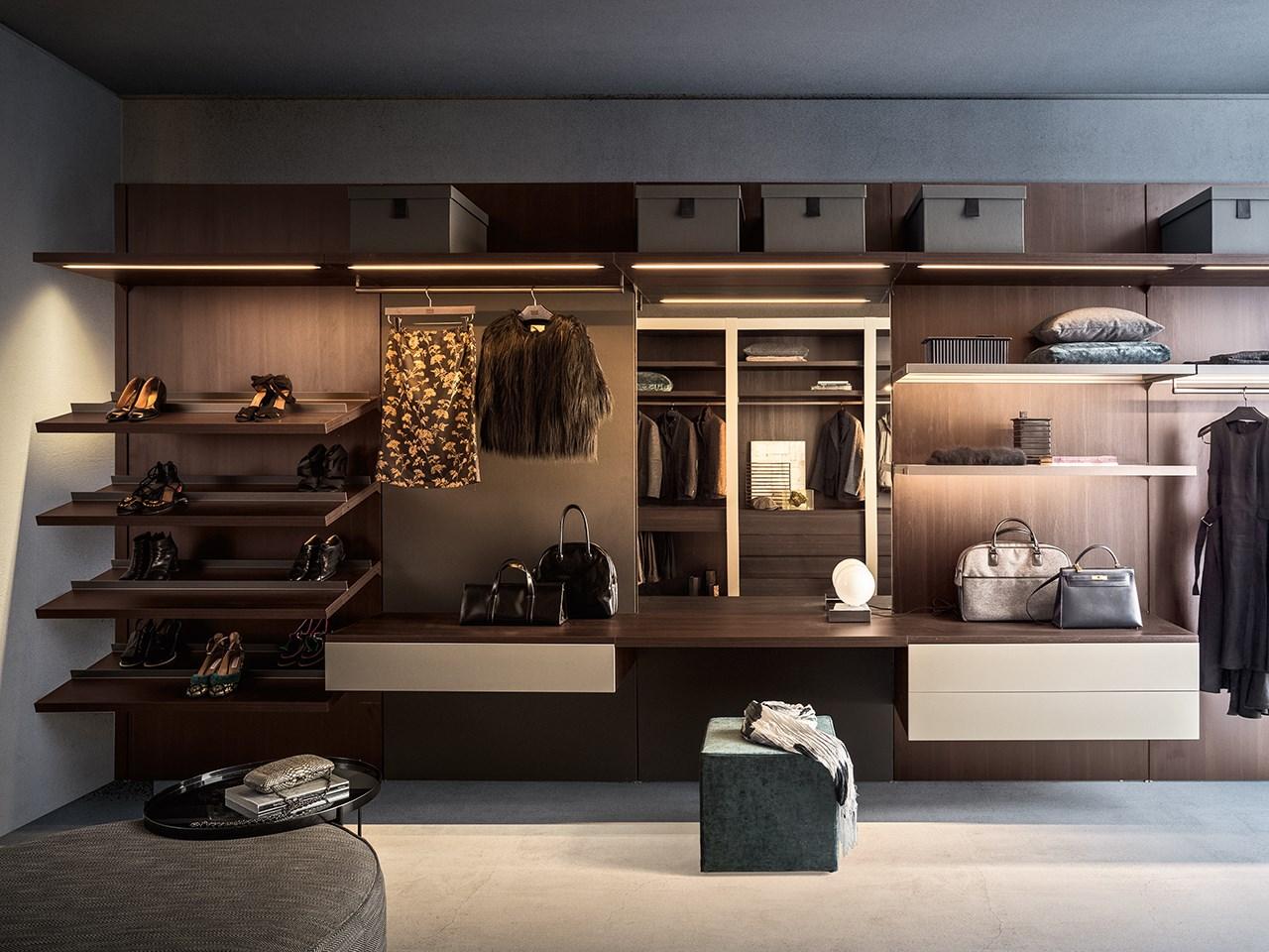 ANTEPRIMA Sectional wooden walk-in wardrobe