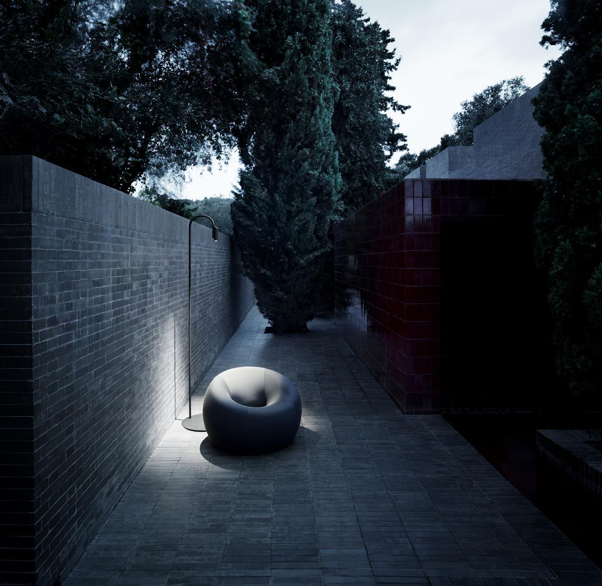 CAULE LED stainless steel floor lamp