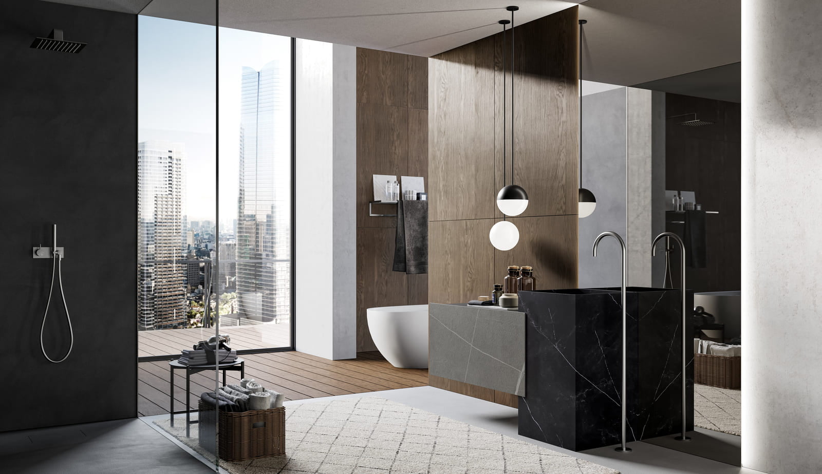 SAIL Lacquered bathroom