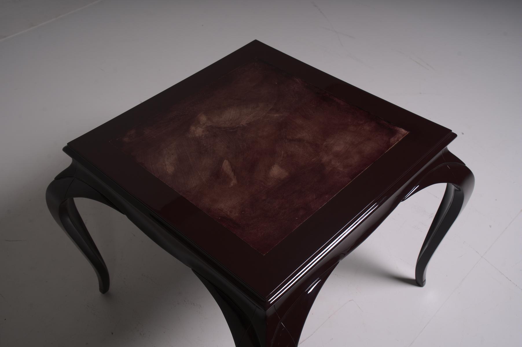 VANESIO Square wooden high side table