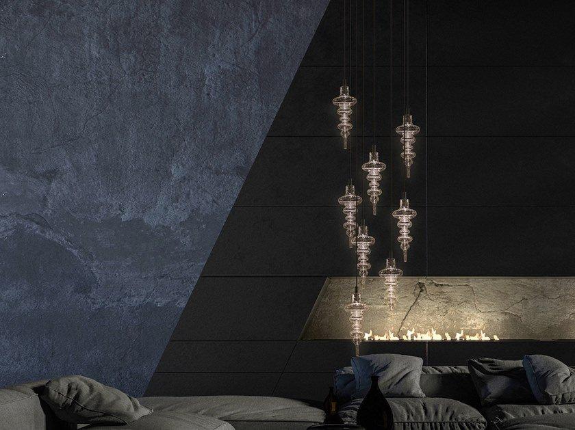 REFLEXX H8 LED direct light glass pendant lamp