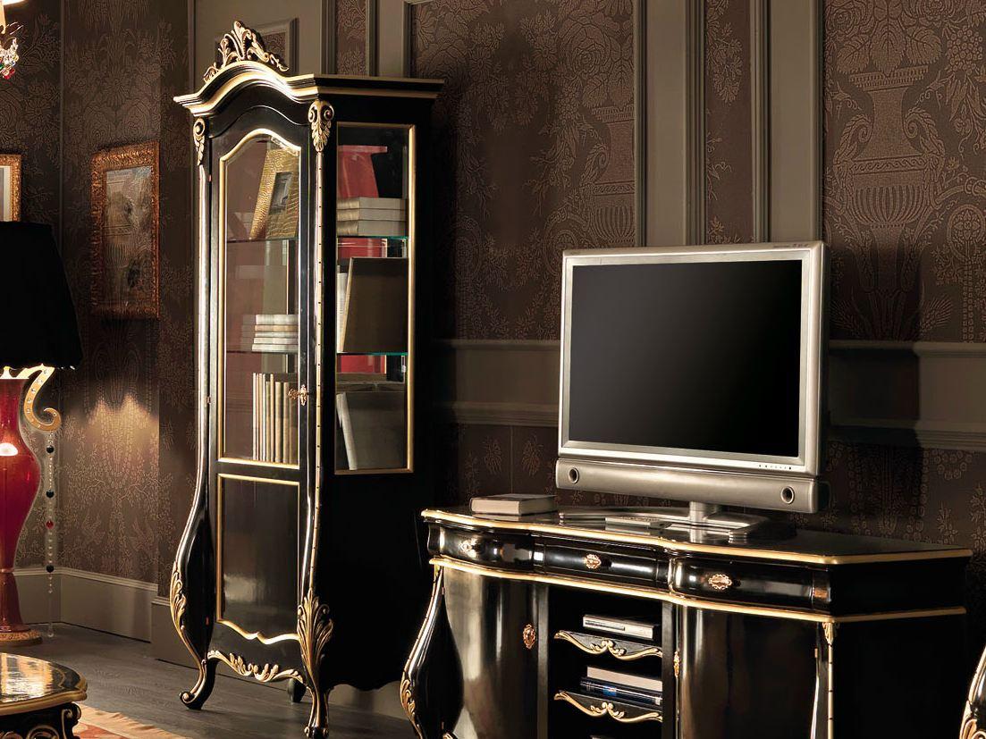 11108 Solid wood display cabinet