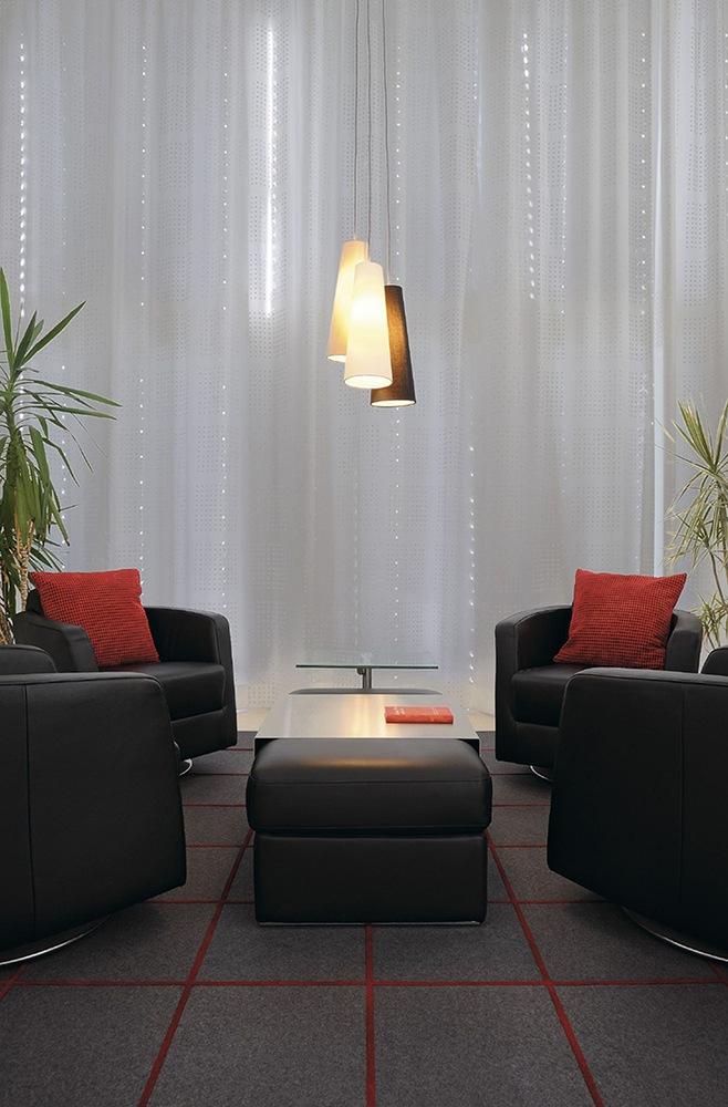 SOPRANA Fabric pendant lamp in a contemporary style