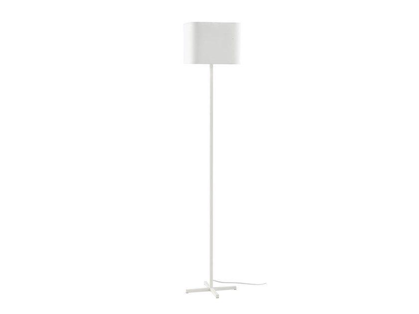 SQUARE Halogen steel floor lamp