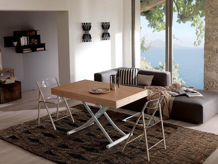 NEWOOD Height-adjustable folding coffee table