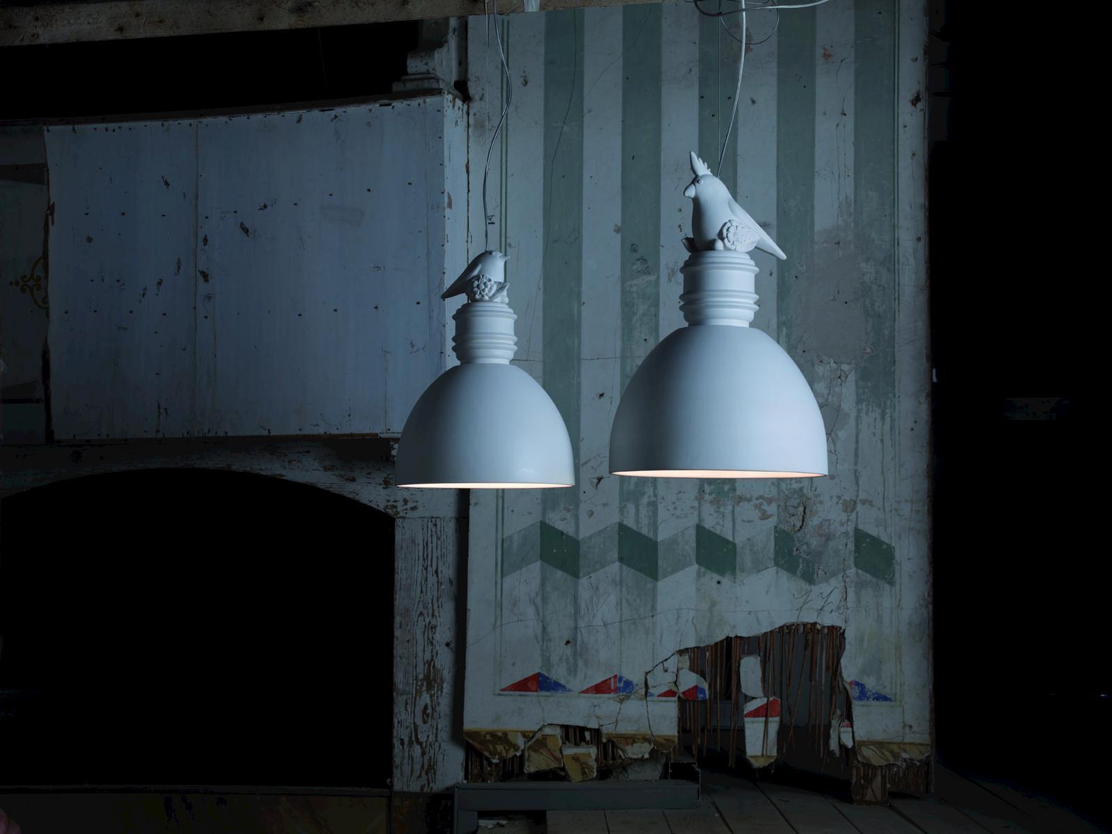 PEPO White-paste decoration for pendant lamp, little bird shaped