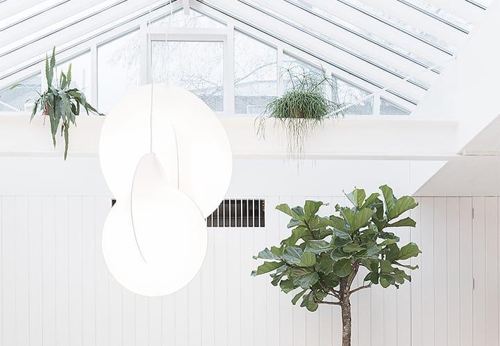COCOON OVERLAP LED cocoon resin pendant lamp with dimmer