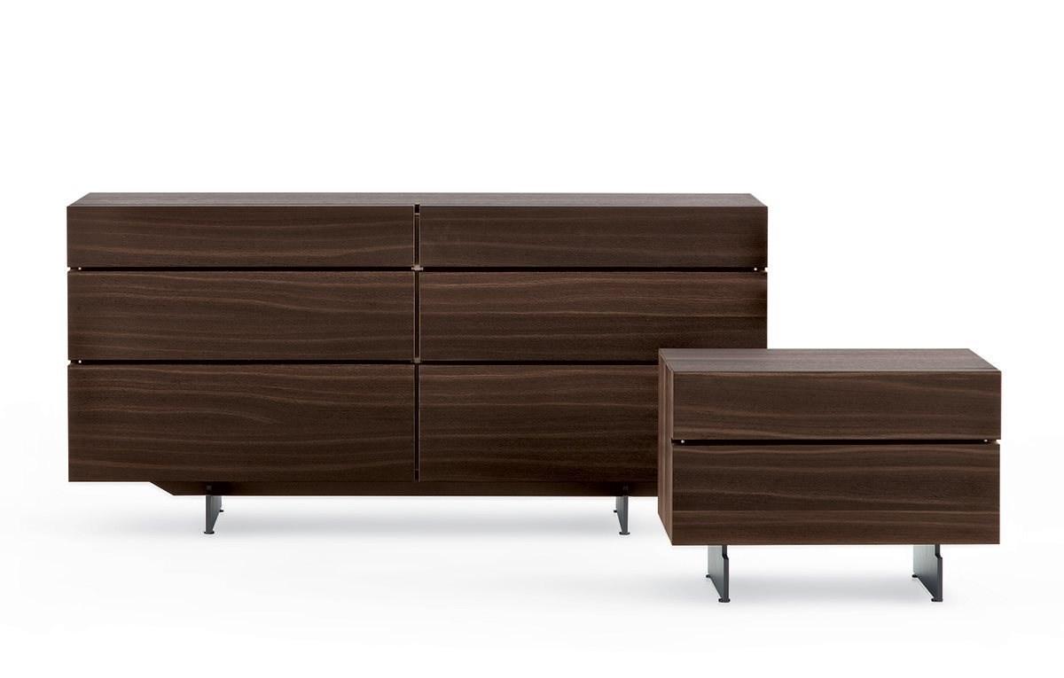 PANDORA NIGHT Oak chest of drawers