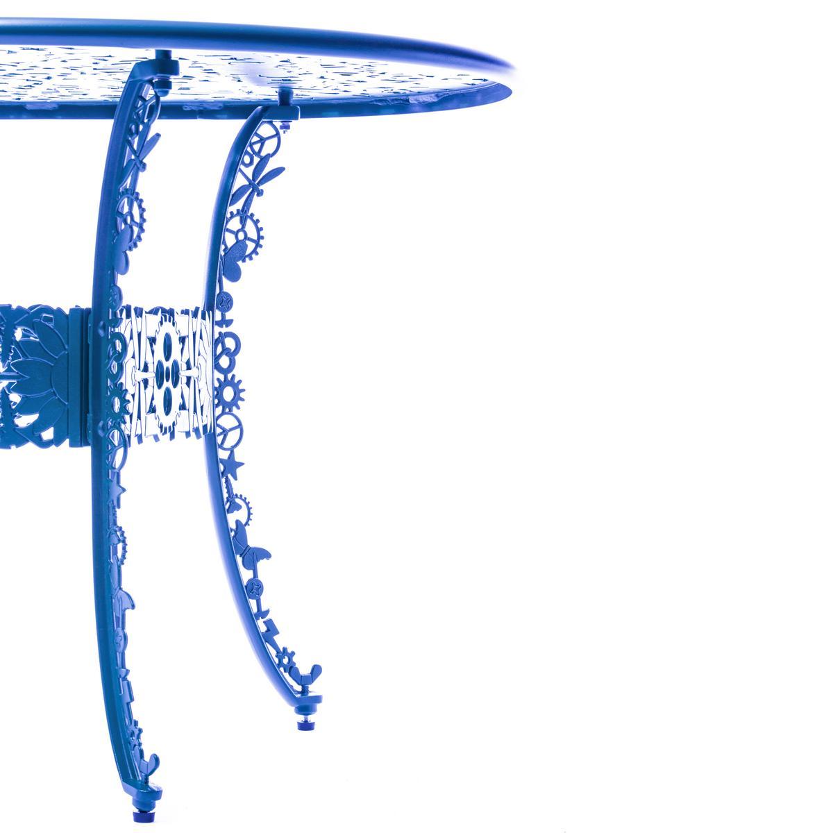 INDUSTRY Oval aluminium garden table