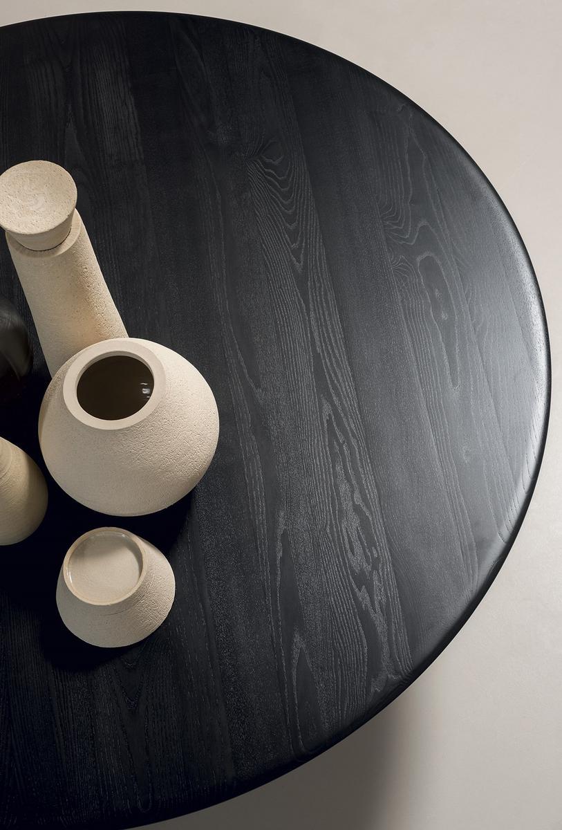 BOURGEOIS Round solid wood table