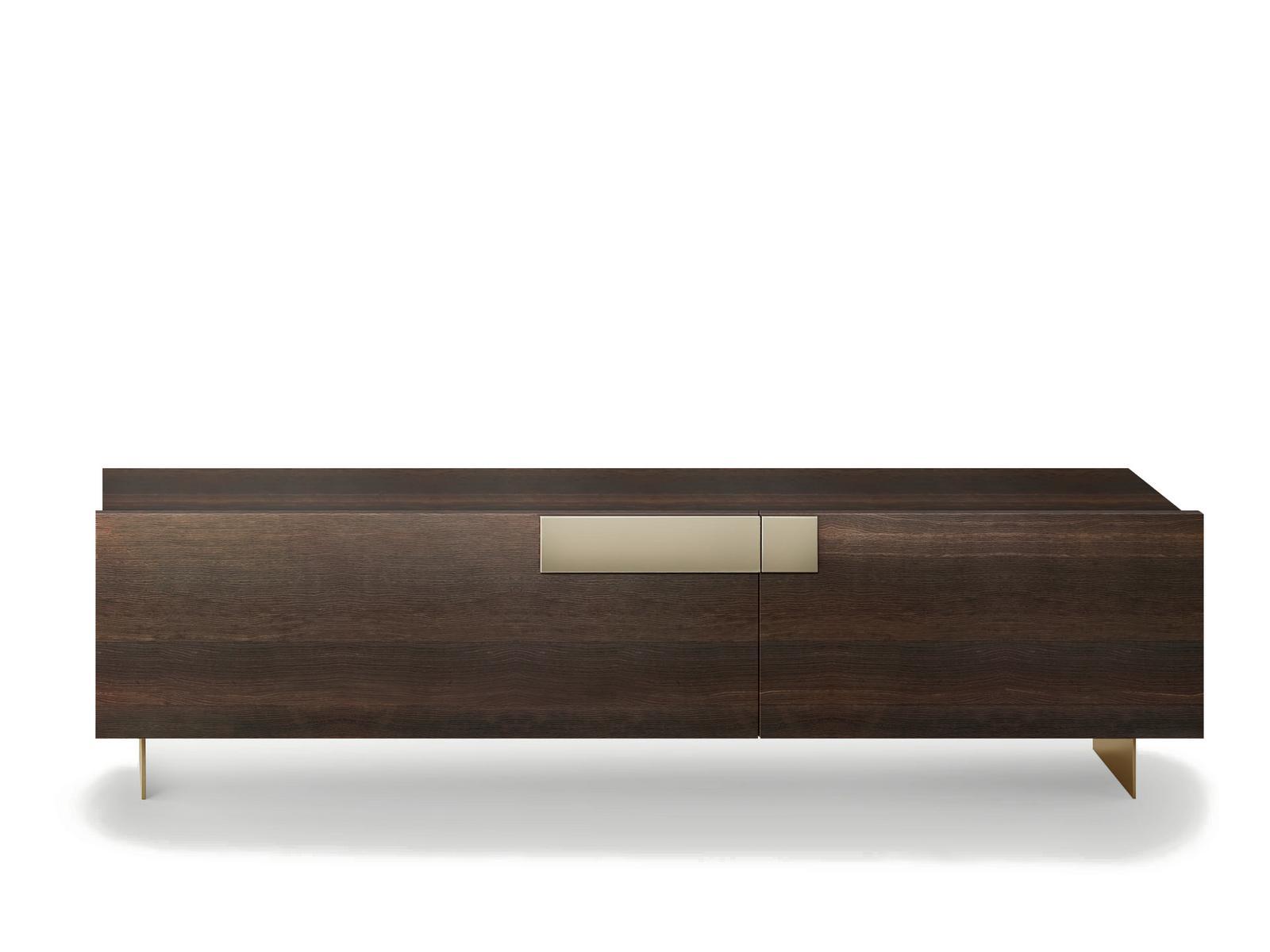 GINEVRA Wooden sideboard with flap doors