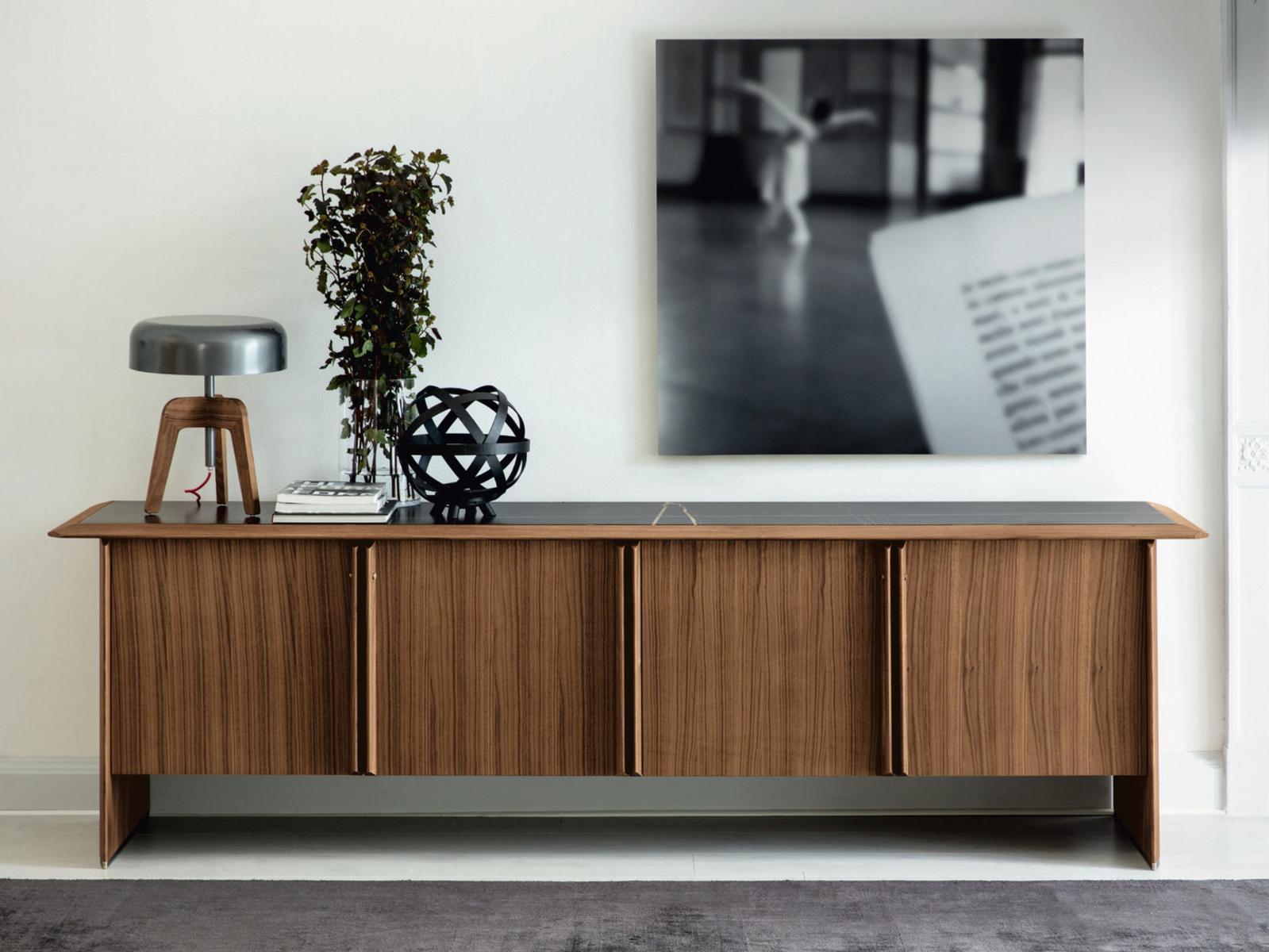 TAMOK Walnut sideboard with doors