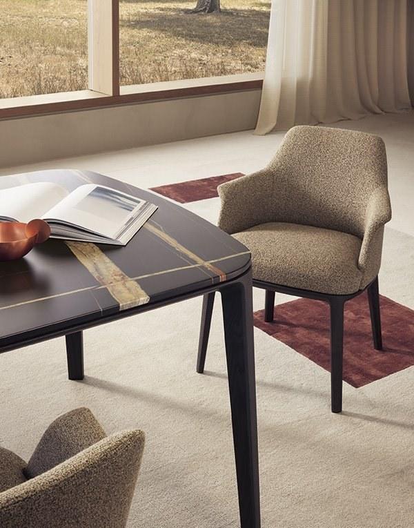 HENRY Rectangular marble table