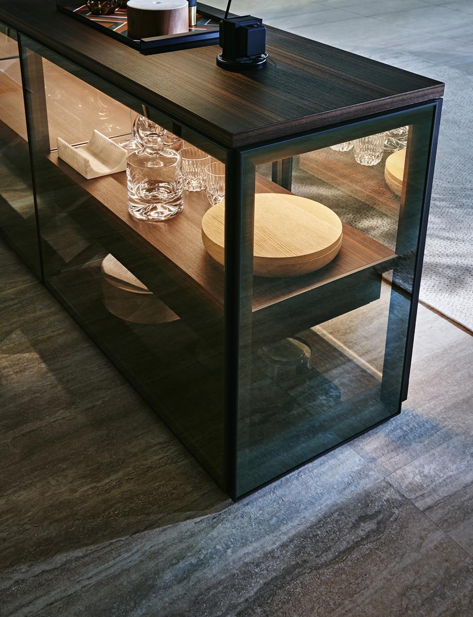 ADRIEN Crystal sideboard with doors