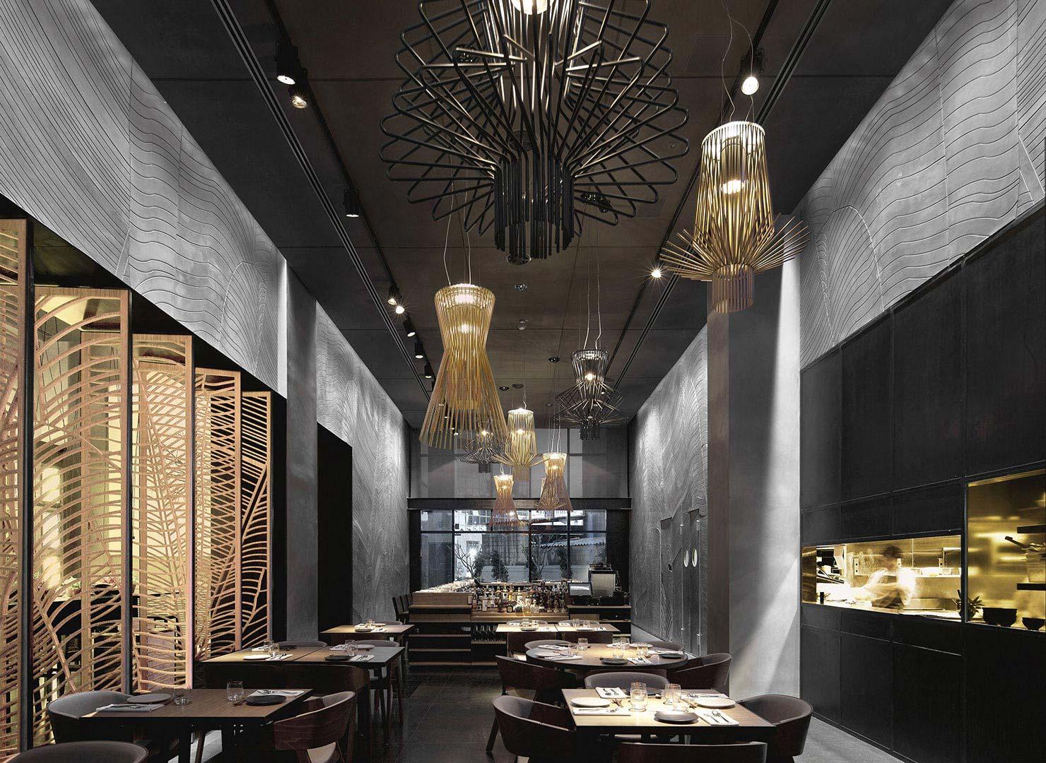 ALLEGRO Metal pendant lamp