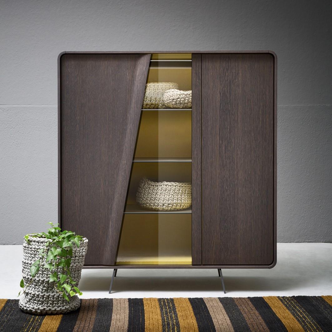 MUSA Modular veneer sideboard with doors
